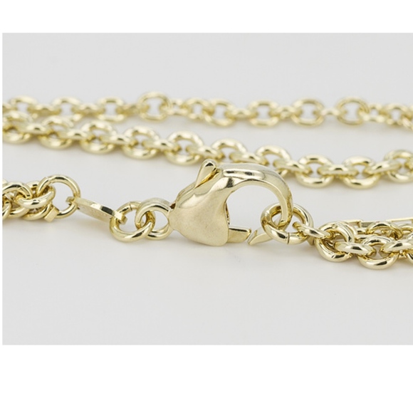 Multi-strand Cable Link Chain Italian necklace - Picture 3 of 4